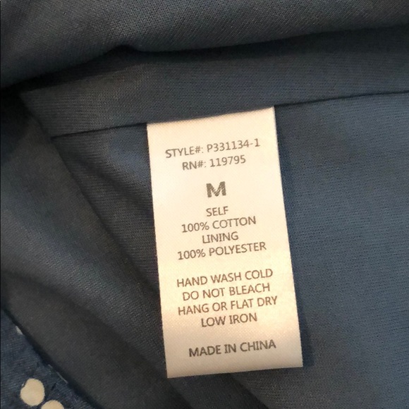 Blue and white polka dot shorts - Picture 6 of 7